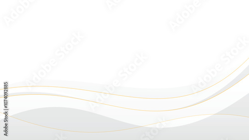 white wave line abstract background modern luxury wallpaper illustration