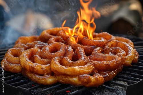 Campfire funnel cake at Elk Neck State Park Maryland September 2020 photo