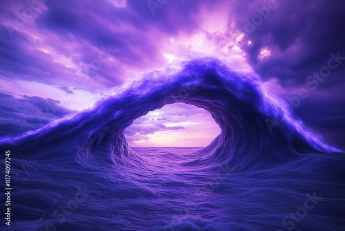 Purple Wave Archway photo