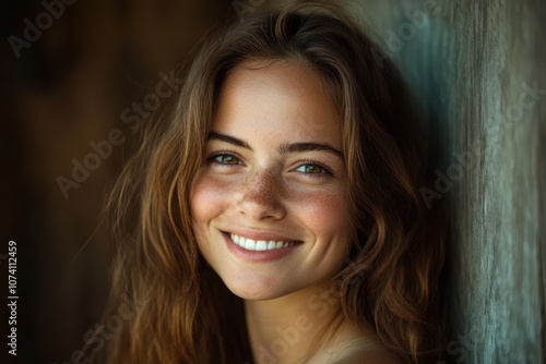 Image of a cheerful young lady