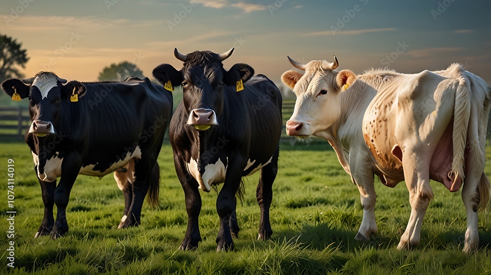 cows grazing in a field cows grazing in a field