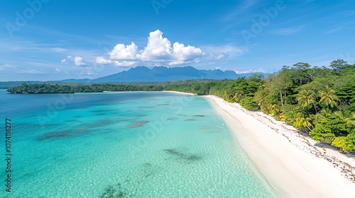 Explore the breathtaking beauty of pristine tropical beaches and lush green landscapes