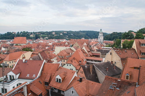 roofs view of the town of Meissen