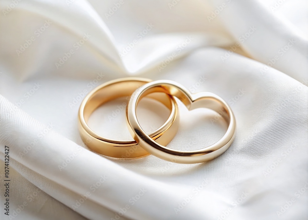 Minimalist Wedding Rings with Heart Design on Soft White Background for Elegance and Romance in Wedding Photography, Perfect for Engagement and Love Celebrations Minimalist Wedding Rings with Heart Design on Soft White Background for Elegance and Romance in Wedding Photography, Perfect for Engagement and Love Celebrations