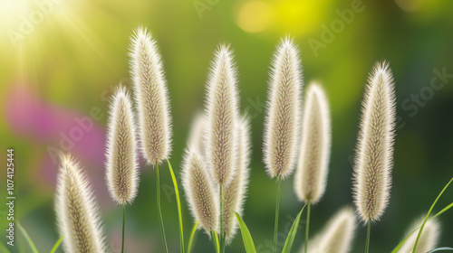 A colorful grass flower