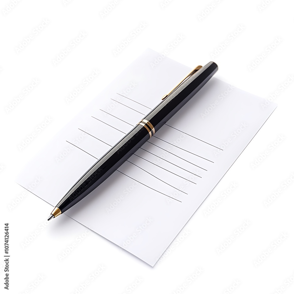 Agreement isolated on a with a white background,close up Agreement isolated on a with a white background,close up