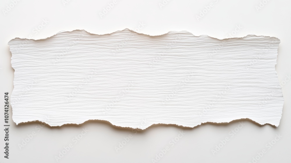 A textured, torn sheet of white paper against a neutral background, creating a minimalist aesthetic ideal for design and creative projects. A textured, torn sheet of white paper against a neutral background, creating a minimalist aesthetic ideal for design and creative projects.