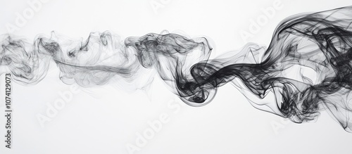 Smoke On White Background