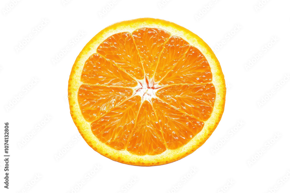 An overhead view of a halved orange, with the focus on the radiant color and juicy texture. The surrounding area is clean and minimalistic An overhead view of a halved orange, with the focus on the radiant color and juicy texture. The surrounding area is clean and minimalistic