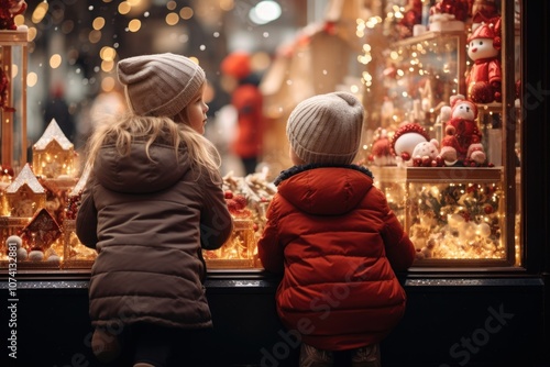 Christmas child togetherness architecture.