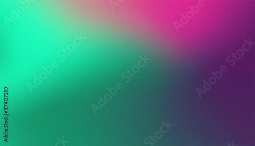 Abstract Gradient Background with Green, Pink,