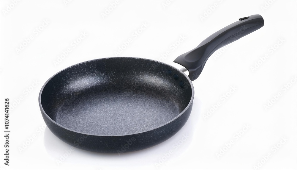 Saute Pan on White Background Isolated. Full Shot of Kitchen Utensils. Saute Pan on White Background Isolated. Full Shot of Kitchen Utensils.