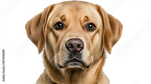 Captivating golden labrador a portrait of loyalty and expression in pet photography