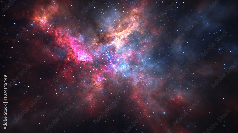 An immersive 4K journey through a star-studded cosmic expanse, seamlessly looping for endless exploration, Vibrant nebulae rush towards the viewer in a mesmerizing zoom effect, their colors shifting An immersive 4K journey through a star-studded cosmic expanse, seamlessly looping for endless exploration, Vibrant nebulae rush towards the viewer in a mesmerizing zoom effect, their colors shifting