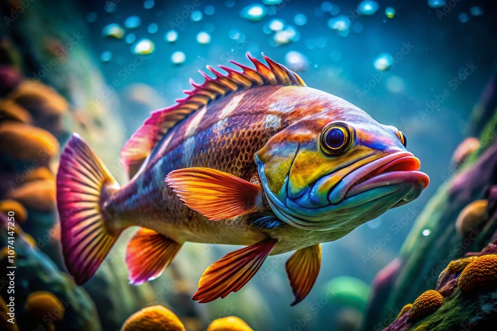Stunning Candid Photography of Isolated Deep Sea Fish with Unique Features, Showcasing Their Natural Beauty and Intricate Details on a Clean Background for Stock Use Stunning Candid Photography of Isolated Deep Sea Fish with Unique Features, Showcasing Their Natural Beauty and Intricate Details on a Clean Background for Stock Use