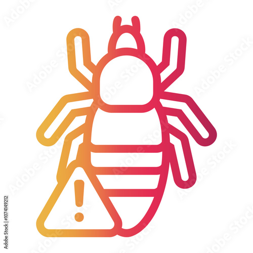 lice Line Gradient Icon