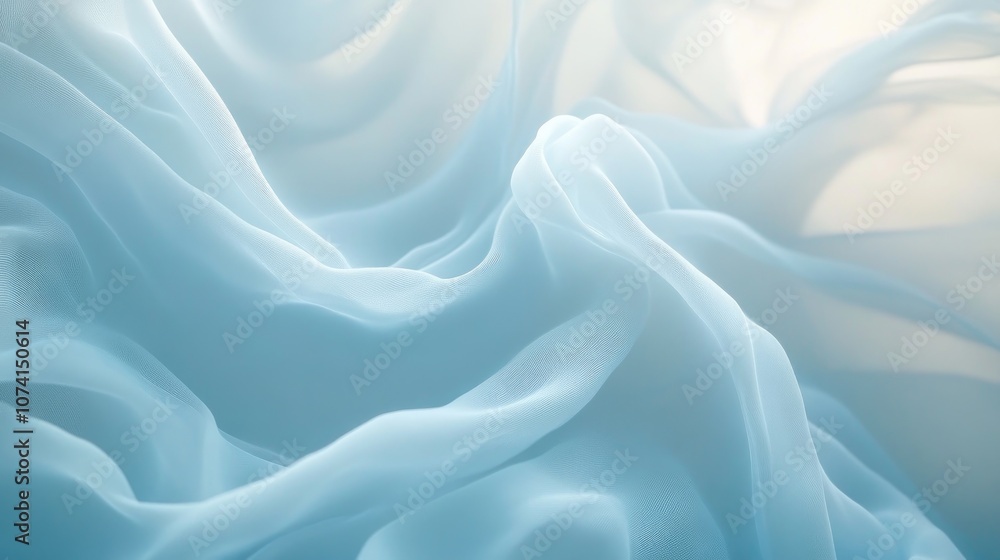 Obraz premium Light blue backdrop featuring a soft abstract pattern