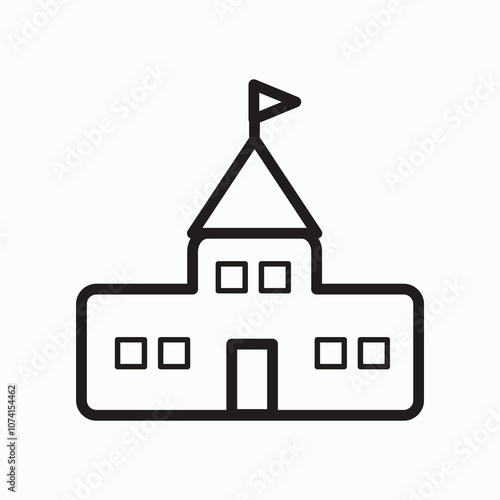 house on a white