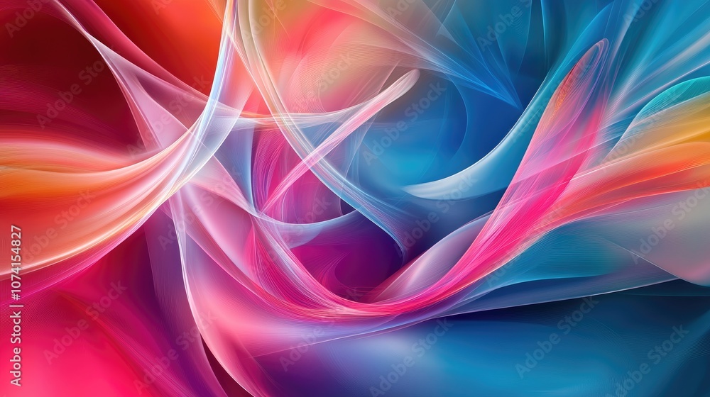 Fototapeta premium Abstract fractal wallpaper for creative graphic design ideal for desktop use Digital artwork formatted for 16 9 widescreen displays