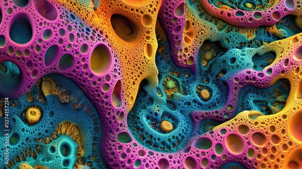 Vibrant and chaotic abstract fractal patterns with colorful 3D rendered shapes ideal for backgrounds or wallpapers Vibrant and chaotic abstract fractal patterns with colorful 3D rendered shapes ideal for backgrounds or wallpapers
