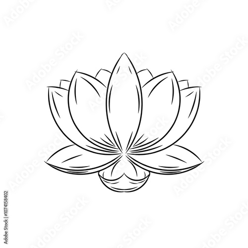 Lotus outline