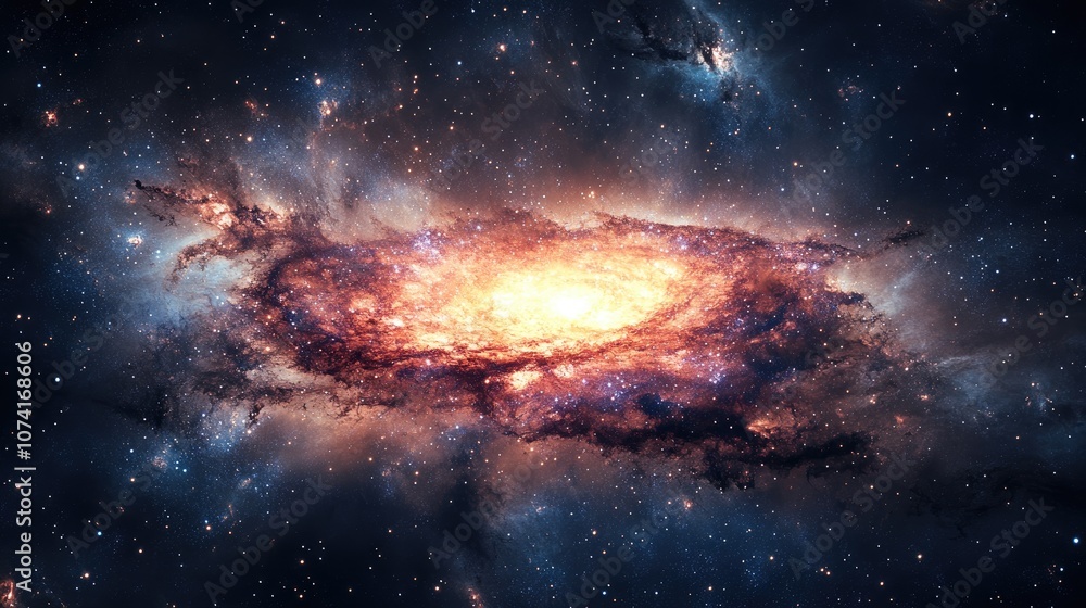 Galaxy background with stars and stardust in a 3D cartoon rendering Universe wallpaper Galaxy background with stars and stardust in a 3D cartoon rendering Universe wallpaper