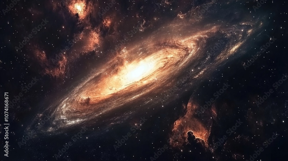 Beautiful galaxy in deep space 3D cartoon rendering Cosmic wallpaper Beautiful galaxy in deep space 3D cartoon rendering Cosmic wallpaper
