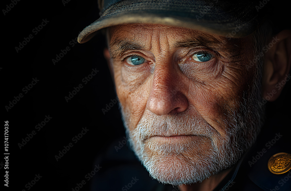 A powerful portrait of an elderly U.S. Army general standing with arms crossed, exuding strength, honor, and dedication in military uniform, symbolizing leadership, patriotism, and decades of service A powerful portrait of an elderly U.S. Army general standing with arms crossed, exuding strength, honor, and dedication in military uniform, symbolizing leadership, patriotism, and decades of service