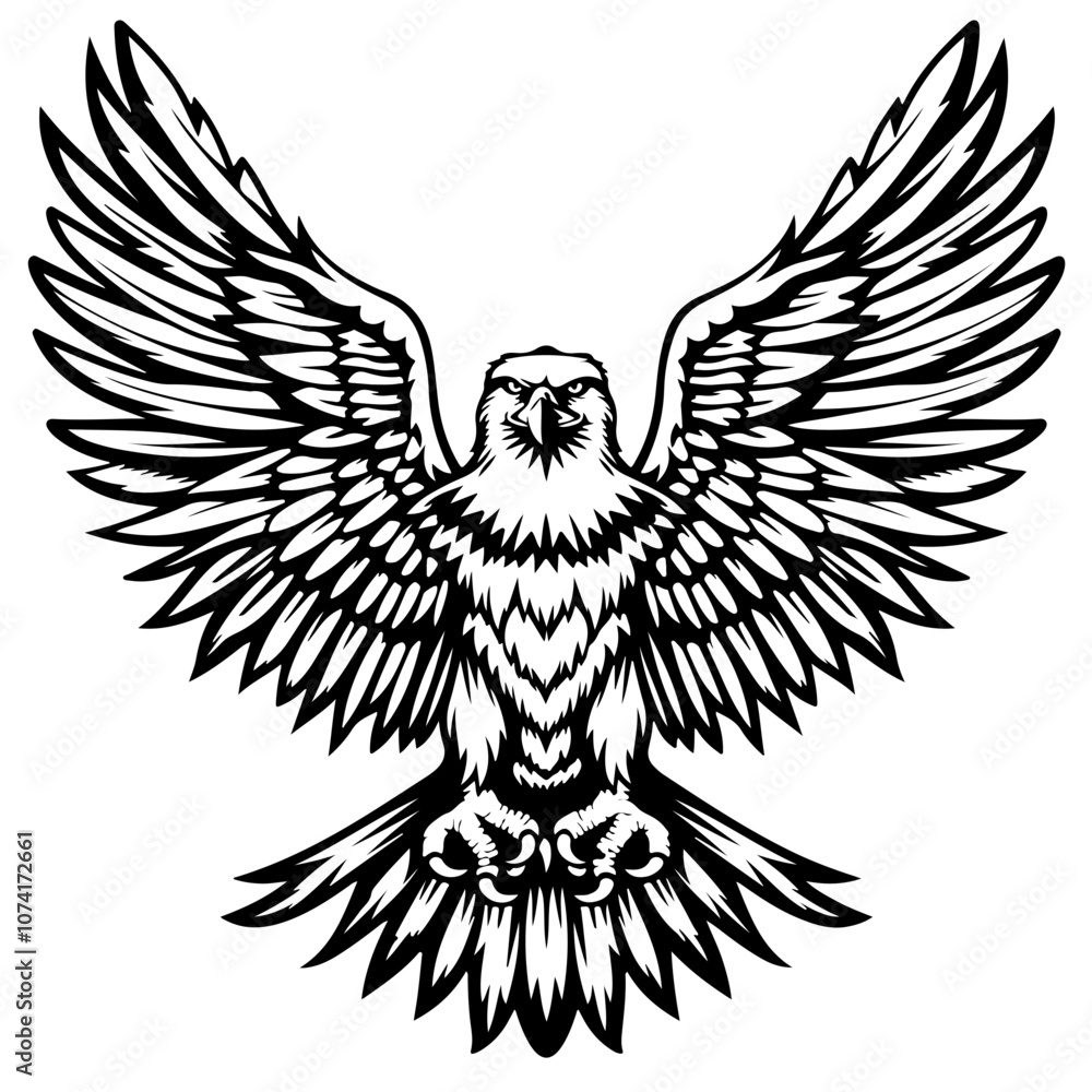 Split Eagle Vector Logo
