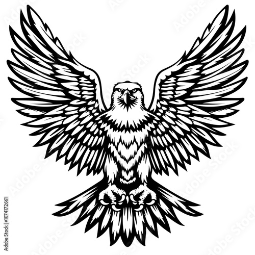 Split Eagle Vector Logo