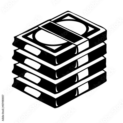 Stack Of Money Vector Logo