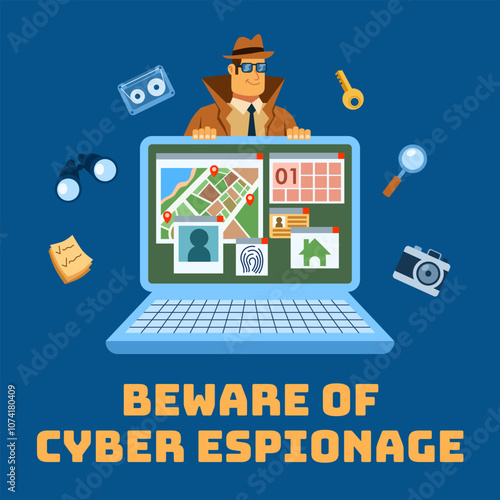 Espionage Sneaking Someone Digital Activity