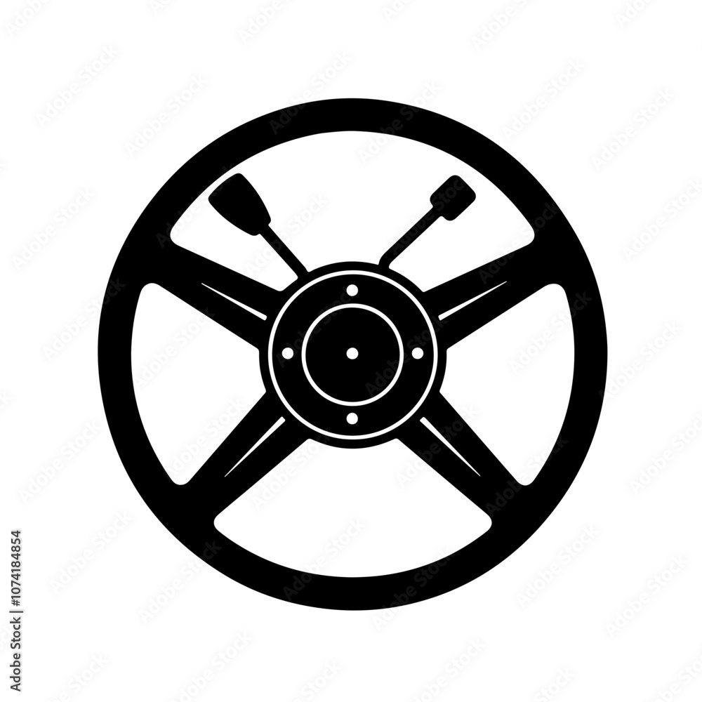 Steering Wheel Vector Logo
