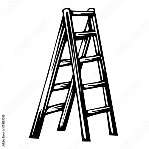 Step Ladder Vector Logo