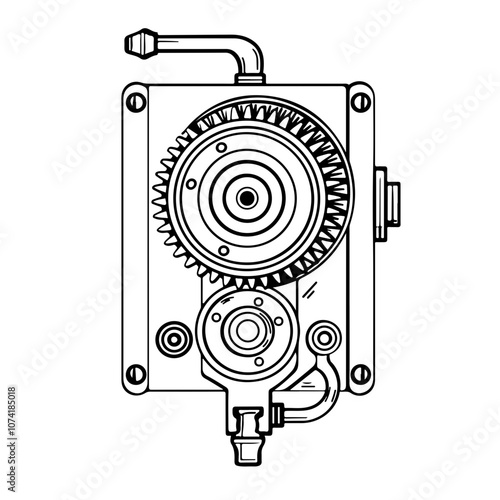 Stepper Motor Vector Logo