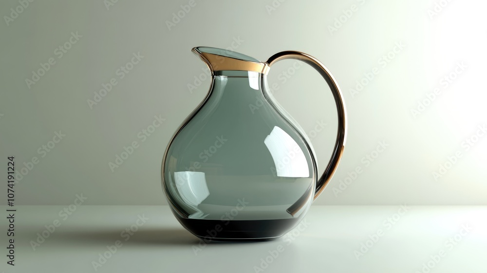 3D rendering of an elegant carafe design 3D rendering of an elegant carafe design