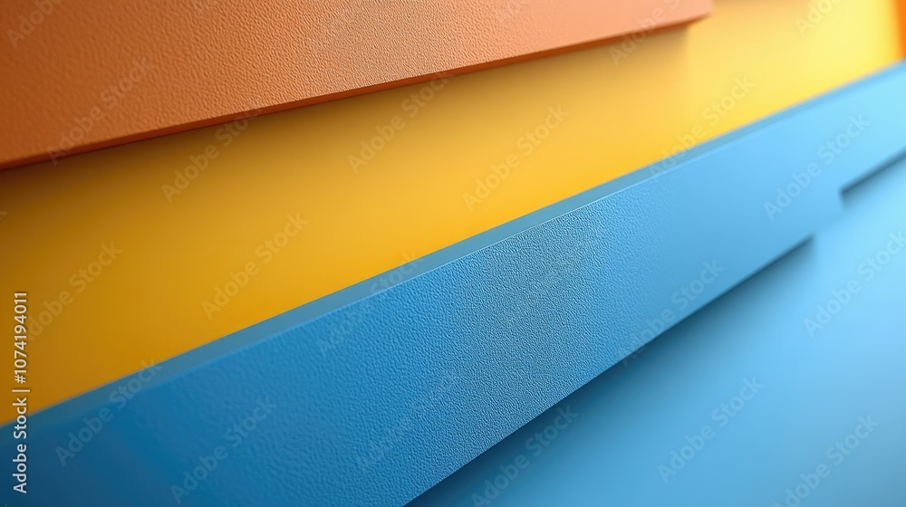 3D Rendering of an Abstract Colorful Background in Modern Material Design Style 3D Rendering of an Abstract Colorful Background in Modern Material Design Style