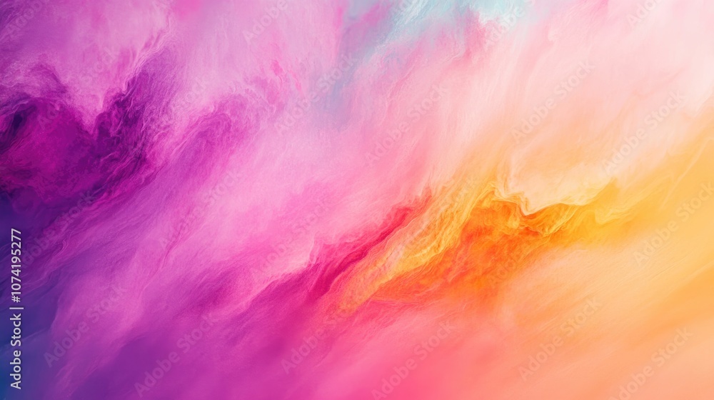 Colorful art creations with gradient backgrounds in 3D rendering for interior and exterior designs Colorful art creations with gradient backgrounds in 3D rendering for interior and exterior designs