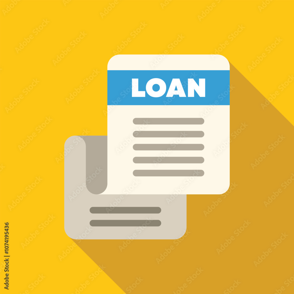 Loan documents representing a borrowing and lending agreement between two parties, often involving financial institutions