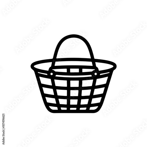 Storage Basket Vector Logo