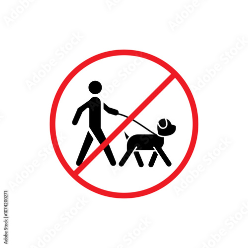 no pets allowed icon sign vector