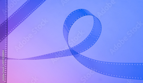 Fotografija abstract colorful background with film strip