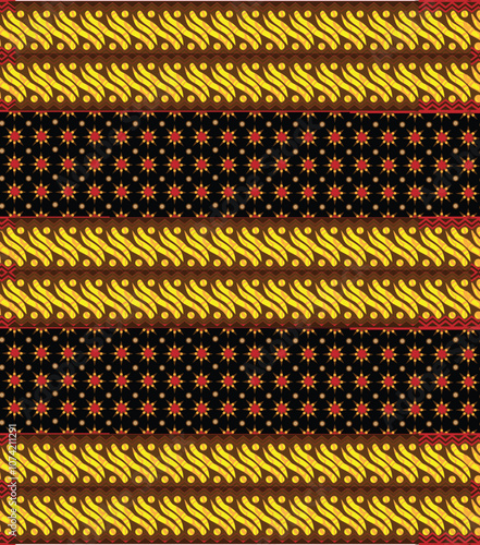 Batik Jawa: traditional Javanese, symbolic, earthy-toned patterns