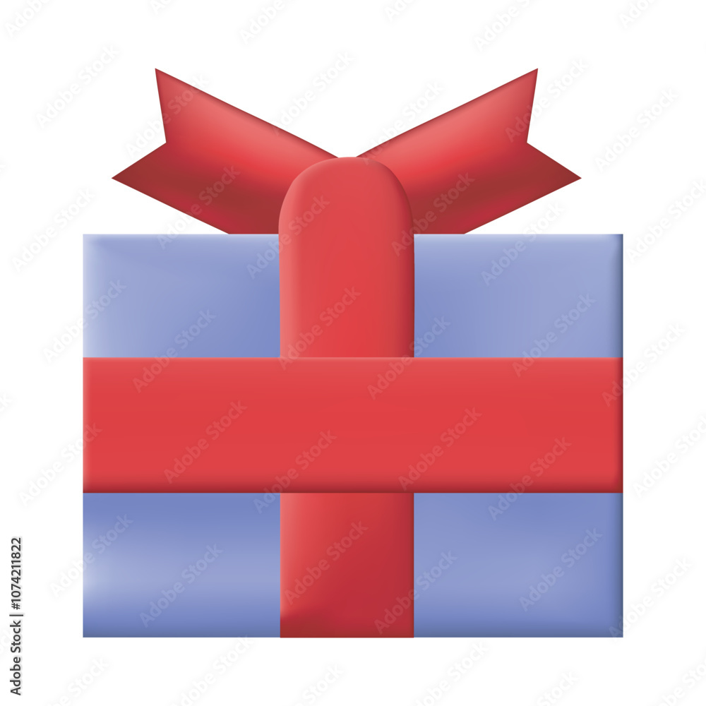 Obraz premium 3D gift box on white background