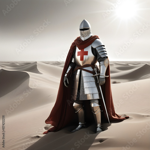 medieval crusader knight