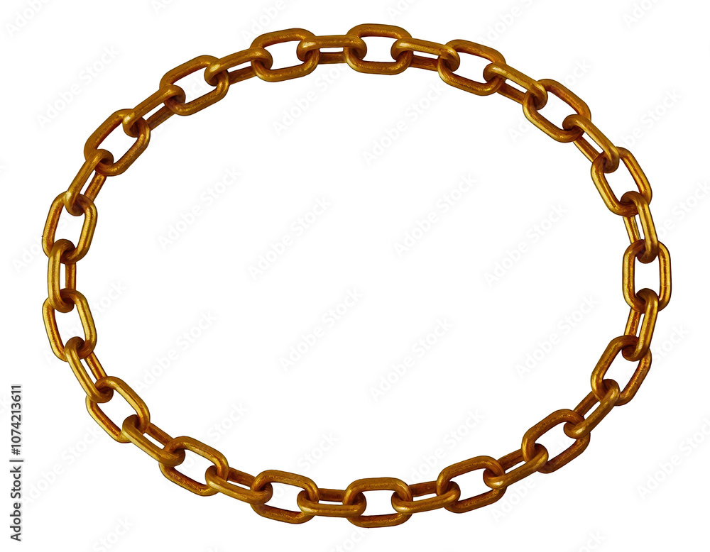 Chain frame isolate background Chain frame isolate background