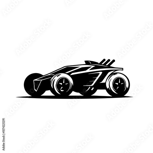 Stunt Car Vector Logo