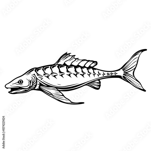 Sturgeon Vector Logo
