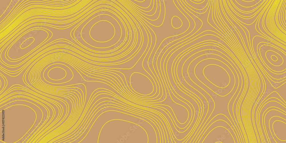 Topographic map background geographic line relief terrain map contours trail seamless ornament design, color contours topography stylized lines map wave curved reliefs abstract background. Topographic map background geographic line relief terrain map contours trail seamless ornament design, color contours topography stylized lines map wave curved reliefs abstract background.