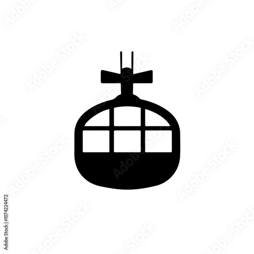 Submarine Window Vector Logo